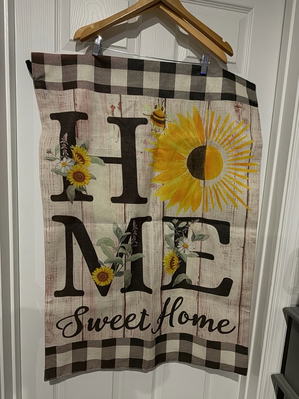 Sunflower "Home Sweet Home" Decorative Outdoor Flag